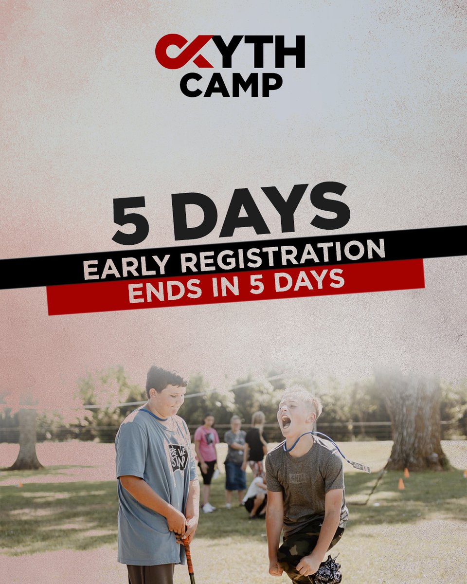 5 days until early registration ends!