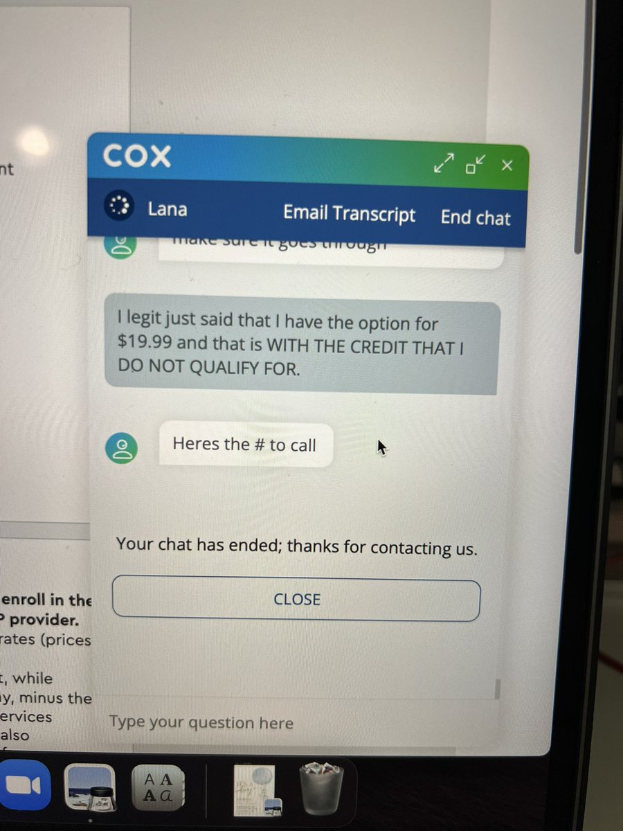 tanjatan_'s tweet photo. @CoxComm has quite possibly the worst customer service I’ve ever encountered in my life. Transferred because the first agent did not want to attend to me because I had a question, last agent disconnected my chat after giving ME attitude bc she didn’t understand https://t.co/b8hxWK9RO9