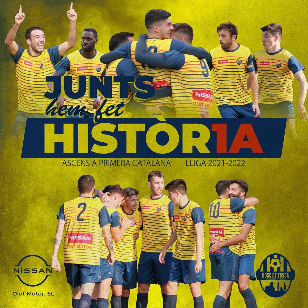 cefboscdetosca's tweet photo. 💛 SOM A DE PRIMERA 💙

Recordeu cadascun d'aquests noms. La història és seva. L'alegria és compartida. El tractor ha arrencat i ningú l'ha parat. PRIMERA, ja venim! https://t.co/fy7YqyYNVT