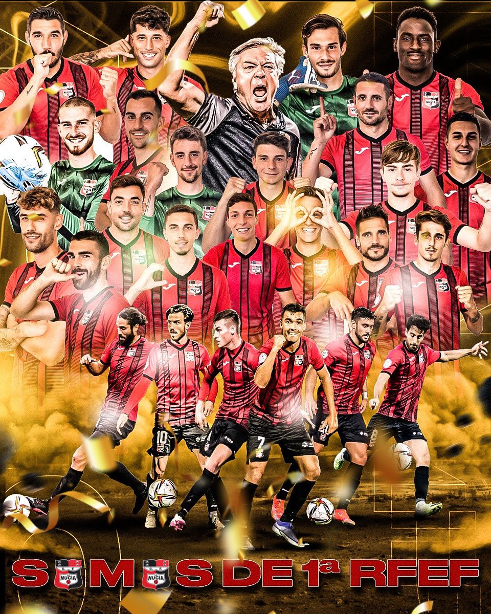 🔴🅒🅕🅛🅝🔴

𝐅𝐈𝐍𝐀𝐋 𝐅𝐈𝐍𝐀𝐋 𝐅𝐈𝐍𝐀𝐋 𝐅𝐈𝐍𝐀𝐋 𝐅𝐈𝐍𝐀𝐋 𝐅𝐈𝐍𝐀𝐋 𝐅𝐈𝐍𝐀𝐋 𝐅𝐈𝐍𝐀𝐋‼️

SÍ SÍ SÍ SÍ SÍ SÍ SÍ SÍ SÍ, SOMOS DE PRIMERA RFEF. 🔝

⏹ <a href="/cfnucia/">CF La Nucía</a> 2️⃣ 🆚 1️⃣ <a href="/arenas_club1909/">ARENAS CLUB oficial</a> 

#TodoAlRojo ♥️ 𝐀𝐋𝐋 𝐈𝐍