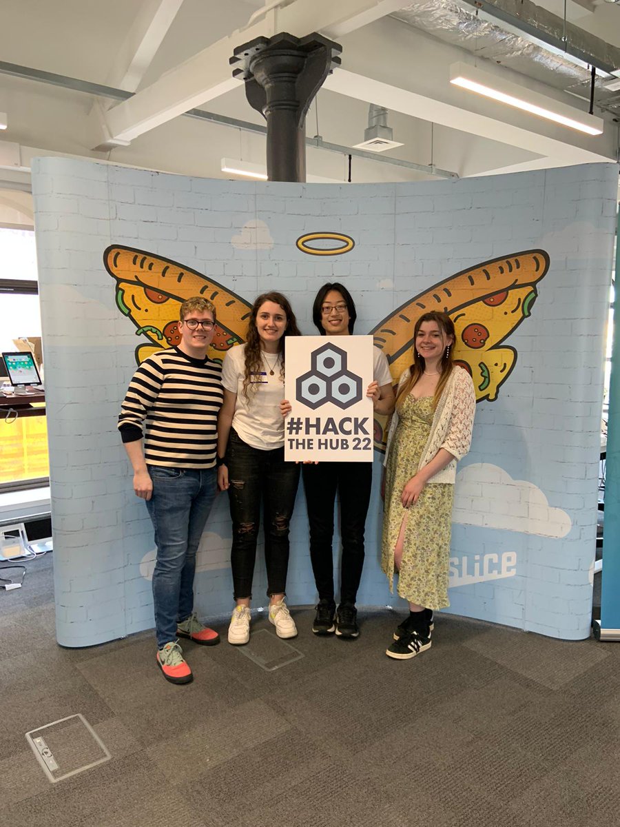 When your student house work as a team at Hack the Hub hackathon! Thanks <a href="/slice/">Slice 🍕</a> for the use of your office today! <a href="/plarkin_/">Paul Larkin</a> <a href="/chuntimchan/">Tim Chan</a> <a href="/dhorcai75/">Megan D'Arcy</a>  
<a href="/hackthehub/">#HackTheHub</a> #HackTheHub22