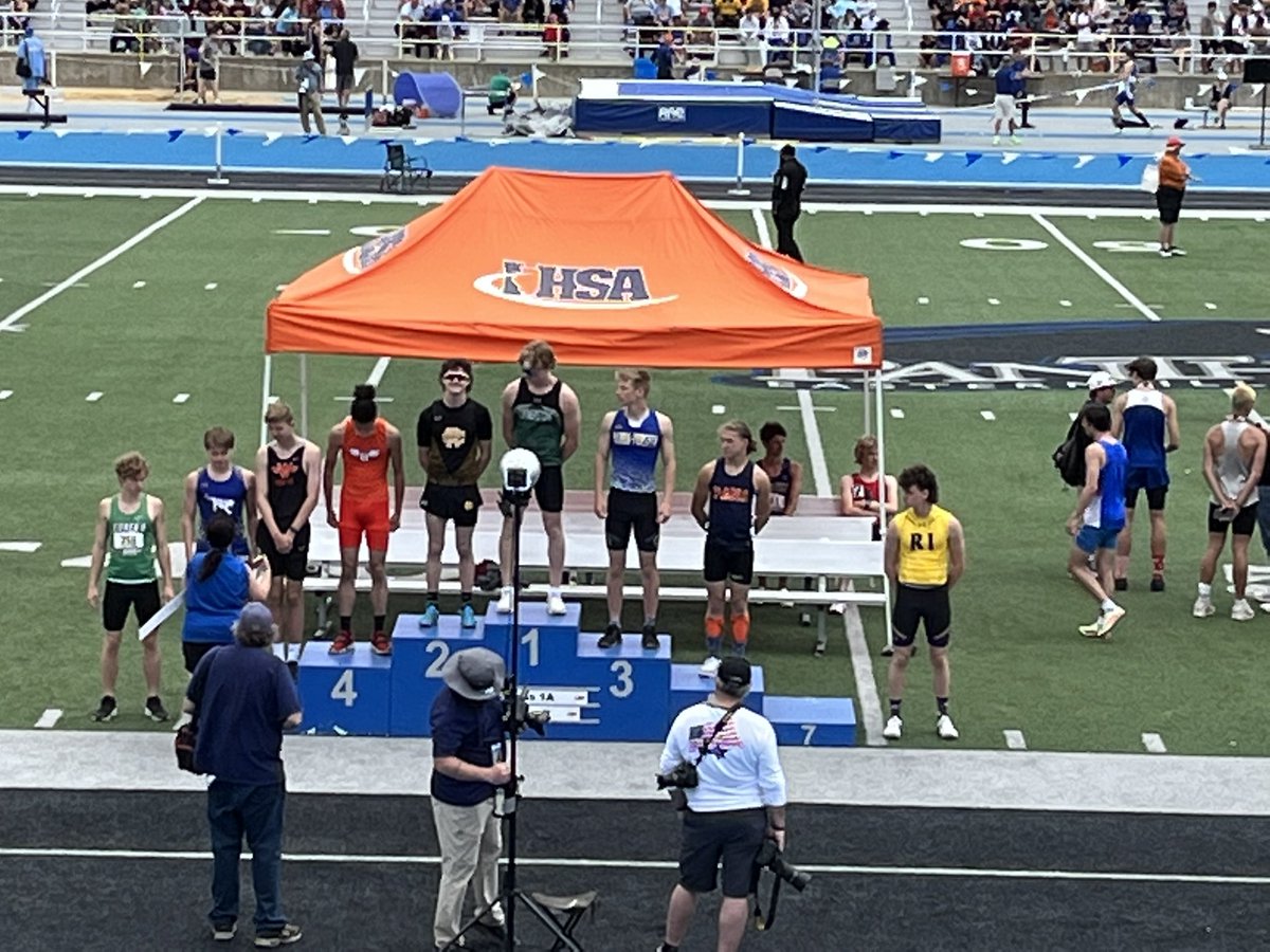 Vander Dransfeldt on the medal stand!