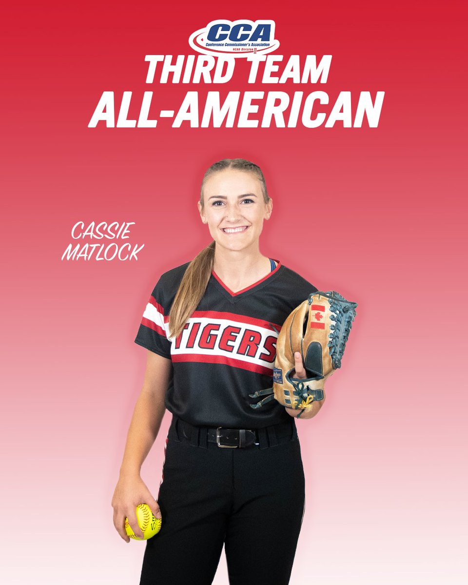 UWAAthletics's tweet image. Congratulations to Cassie Matlock for being named D2CCA Third Team All-American! She is the third Tiger in program history to earn this honor! #WeAreWest #WeAreTigers