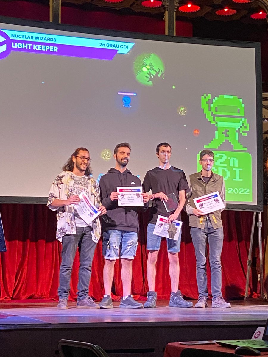 NucelarWizards's tweet photo. Last Thursday, Light Keeper won the best game award in its category at @ENTI_BCN's #Demoday2022!
We are grateful for the support and also want to give a shout-out to all the other competitors and winners that participated in the event.

#indiegames  #gamedev  #madewithunity https://t.co/B7v2I0sy8z