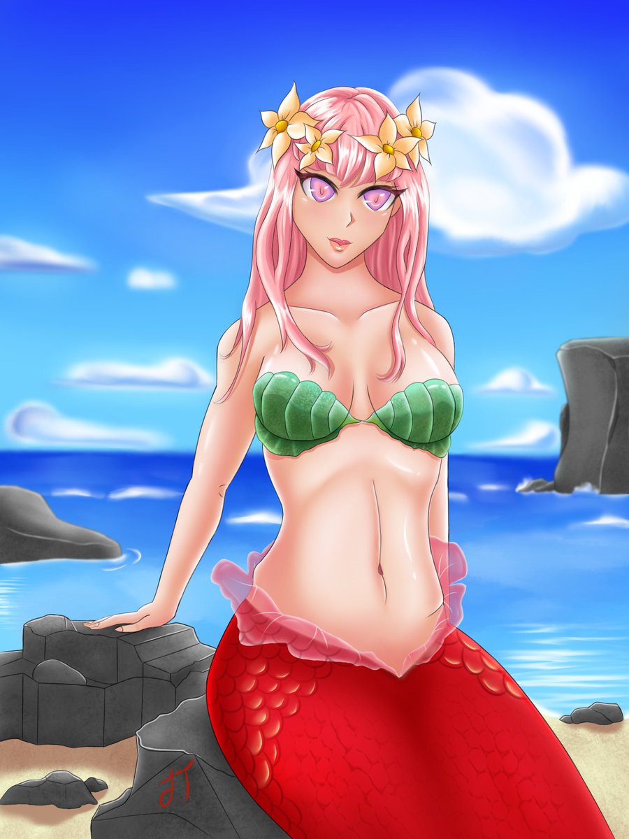 JustinT_00's tweet photo. First time doing a DITYS #mermay2022 #art #AnimeArt #tanyaditys https://t.co/qwjrbzuqeM