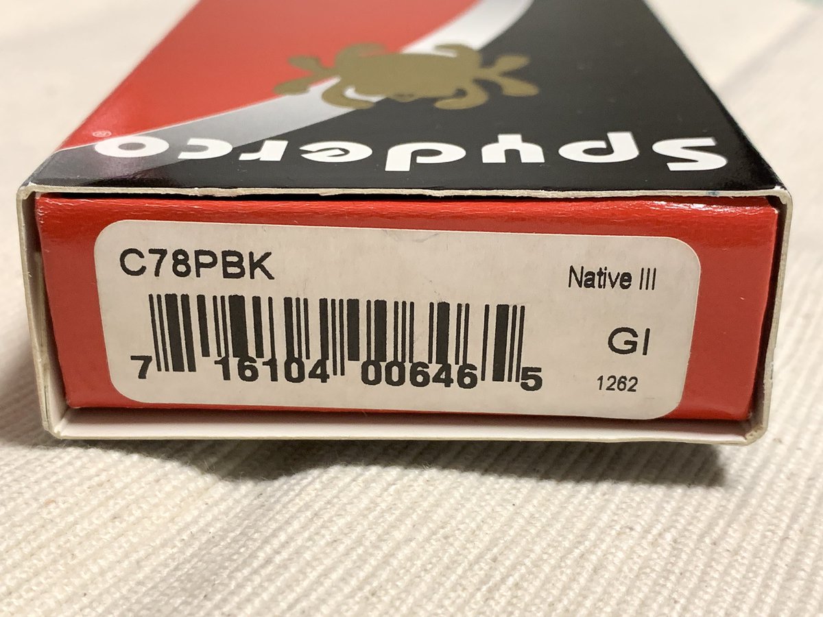 zenmai_007's tweet photo. spyderco nativeⅢ 😄
#spyderco
#spyderconative https://t.co/qjRfY3Dfh7