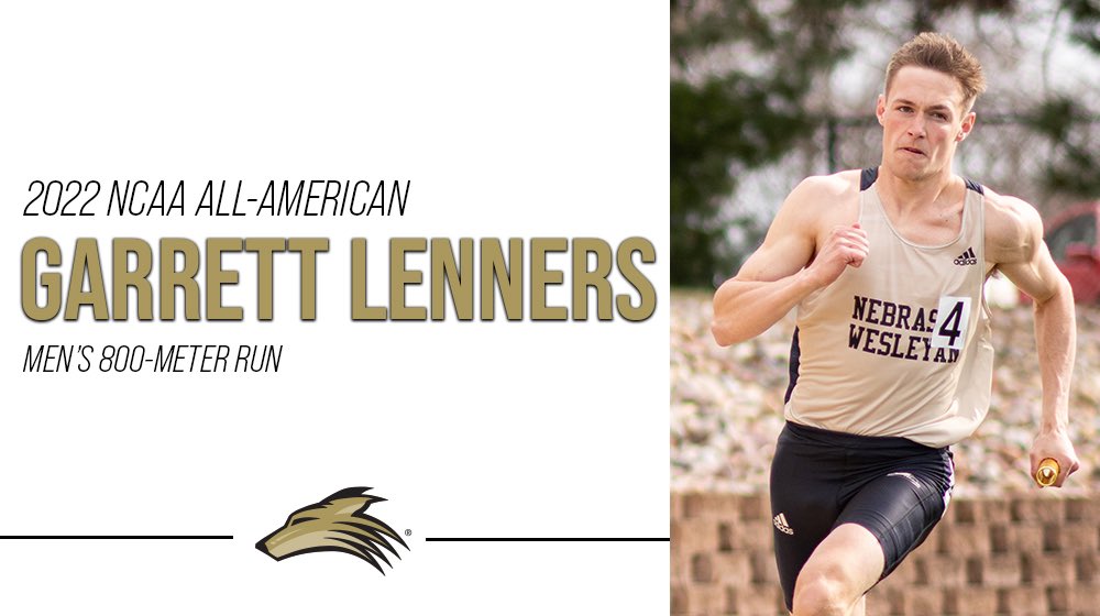 Garrett Lenners earns his second career All-American award! Lenners ran a 1:50.83 to finish 4th in the 800-meter run!