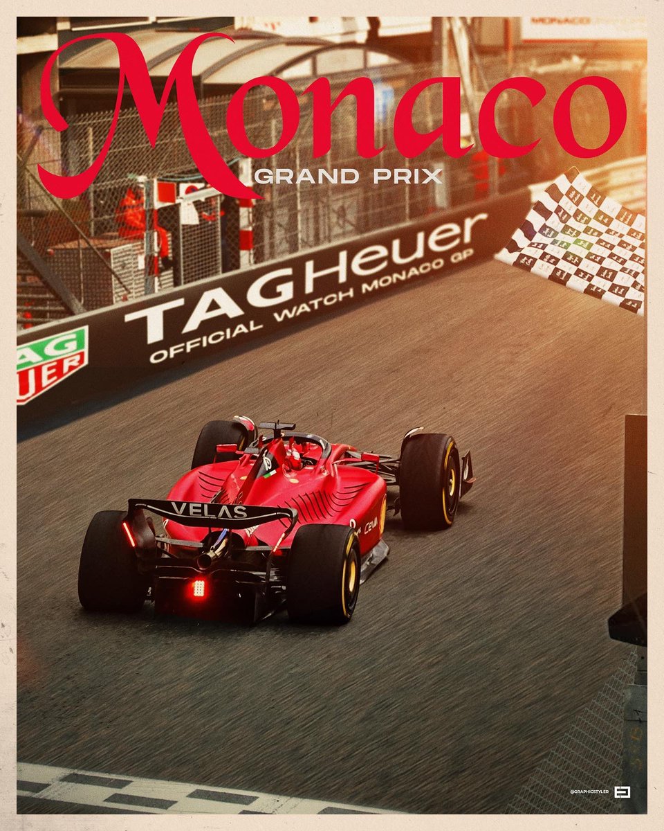 tylerjgraphics's tweet photo. He’s put it on pole, but will Charles Leclerc make it to the chequered flag in the Monaco Grand Prix 🇲🇨

#MonacoGP #F1 @Charles_Leclerc @ScuderiaFerrari #smsports https://t.co/JVVgbRer5k