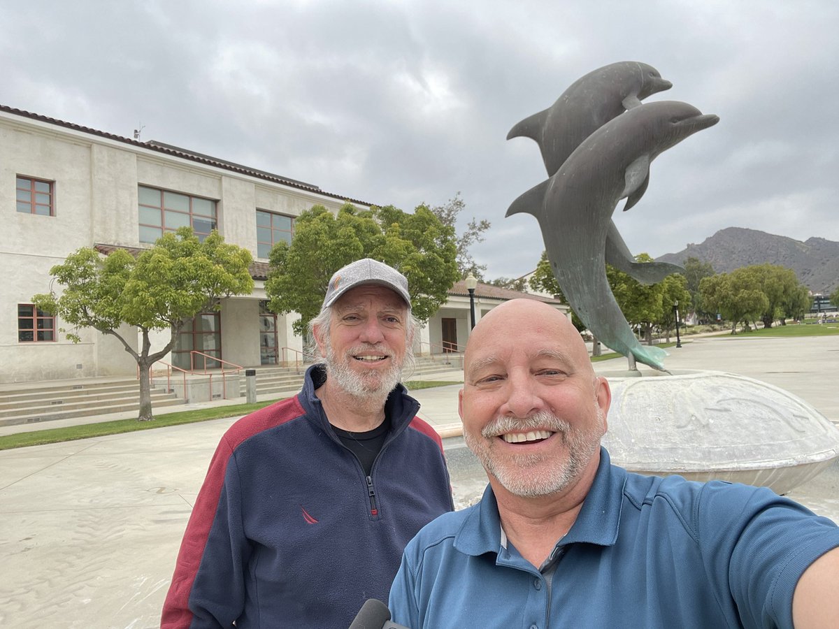 CalStateCISO's tweet photo. Took a turn at the wheel so here’s some catch up from @csuci @calstate #csutour https://t.co/pIHn7LjV5U https://t.co/pLW22xdCxX