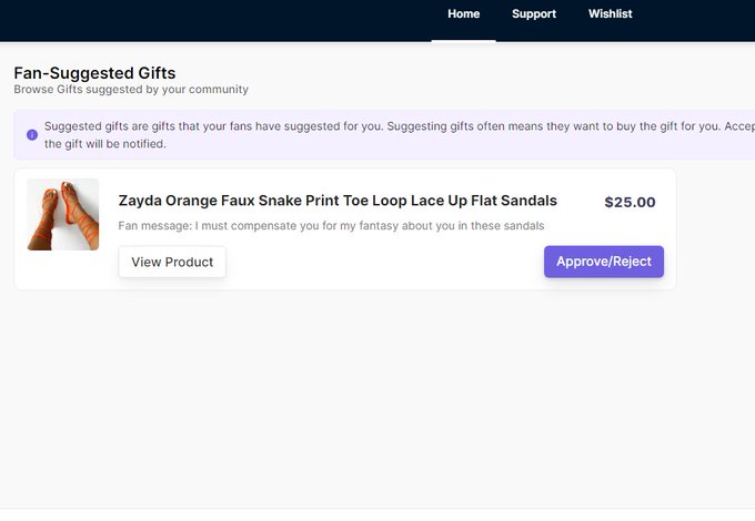 This message is cute af but I don't wear sandals and I'd hate to have someone buy me something cute and