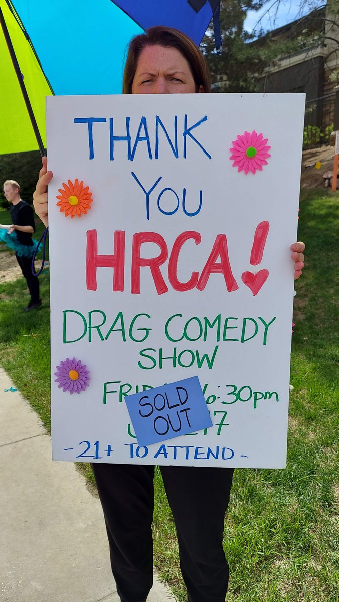 Thank you <a href="/HRCAnews/">HRCA</a> for bringing #drag to #HighlandsRanch ! #pride #CelebrateDiversity #BeAQueen #GodLovesGays 🏳️‍🌈🏳️‍⚧️