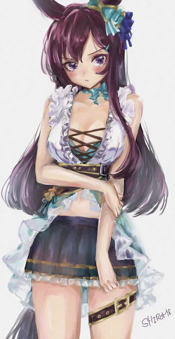 勝負服(水中用)
#ウマ娘 #メジロドーベル 