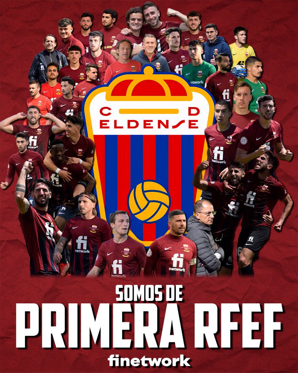 CD_Eldense's tweet photo. 🤩Familia, los sueños se cumplen…

🔵🔴¡𝐒𝐎𝐌𝐎𝐒 𝐃𝐄 𝟏ª 𝐑𝐅𝐄𝐅!🔴🔵

📲 https://t.co/PvnI9o2Vja

#AupaDeportivo💙❤️ https://t.co/H2PAeY4Gpl