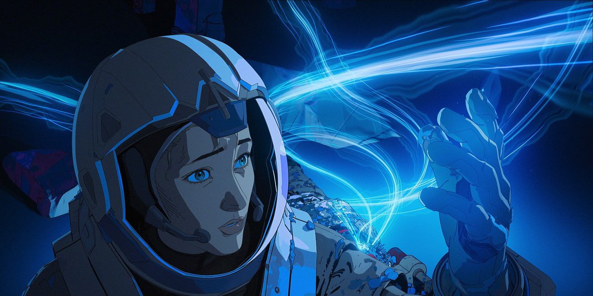 JonZarlengz's tweet photo. I forgot that I give episodes of #LoveDeathAndRobots ratings, so…

#ThreeRobotsExitStrategy: 2.5/5
#BadTravelling: 5/5 

I’m now watching #TheVeryPulseOfTheMachine and I’m not sure how to feel about this one. 

It is trippy and actually thought-provoking. Drugs are fun? 😂 3.5/5 https://t.co/SZ6nnGQWqF