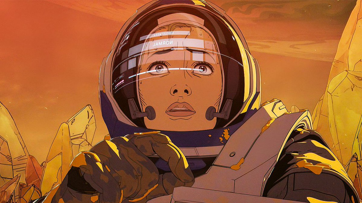JonZarlengz's tweet photo. I forgot that I give episodes of #LoveDeathAndRobots ratings, so…

#ThreeRobotsExitStrategy: 2.5/5
#BadTravelling: 5/5 

I’m now watching #TheVeryPulseOfTheMachine and I’m not sure how to feel about this one. 

It is trippy and actually thought-provoking. Drugs are fun? 😂 3.5/5 https://t.co/SZ6nnGQWqF