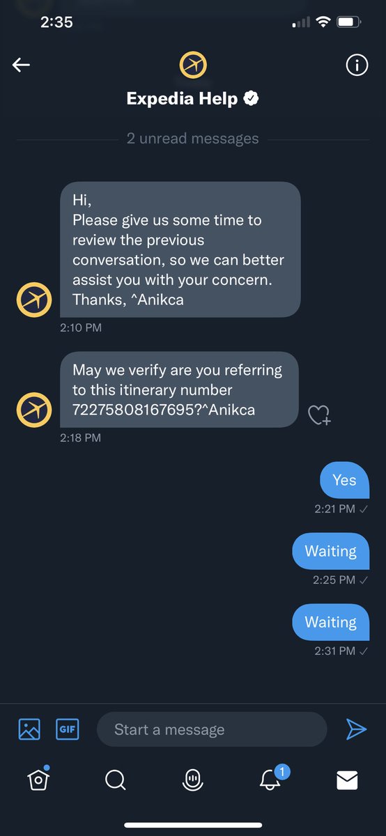 ⁦<a href="/ExpediaHelp/">Expedia Help</a>⁩ ⁦<a href="/Expedia/">Expedia</a>⁩ more than 20 minutes without any response.  This should be attended by the Consumer Bureau.  ⁦<a href="/CRAdvocacy/">Consumer Reports Advocacy</a>⁩