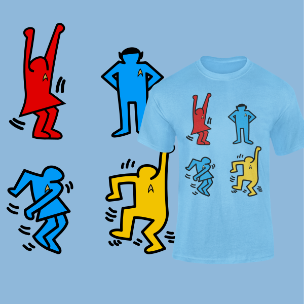 stevegoll68's tweet photo. #Dancing is... highly #illogical . Whether you agree or not, go vote on this #shirt by tapping here: https://t.co/TXN4wz0VgF Then tap the "I'd Want One! button. Top three shirts win! 
#shirts #tshirts #funny #dance #scifi #GraphicDesign #StarTrek https://t.co/uZLtsC8IBC