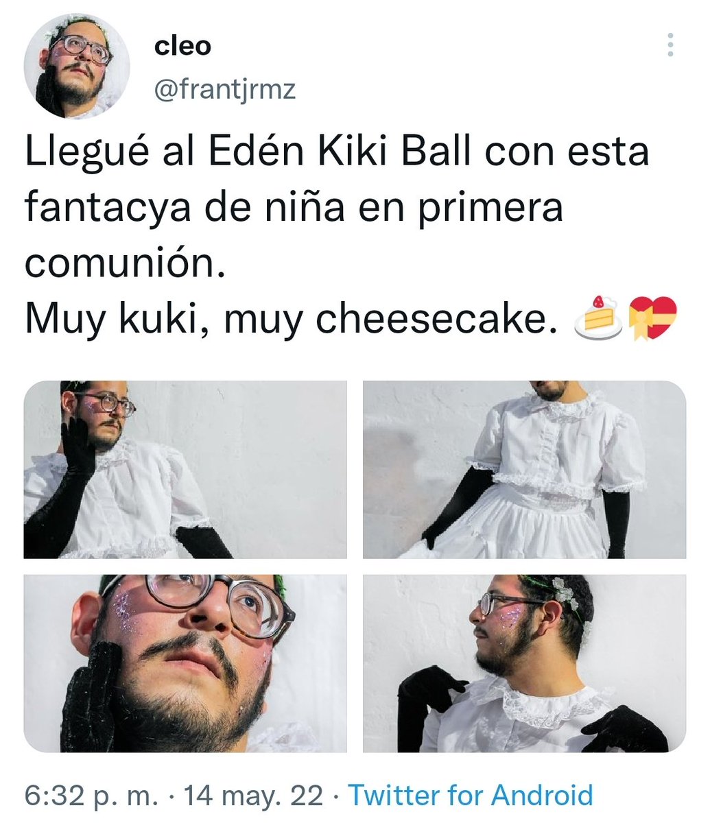 Hipofrenia_'s tweet photo. Un hombre adulto con la "fantasía" de ser una niña en su primera comunión.

Nieguenme que detrás de todo éste rollito queer de "inclusividad y diversidad" abundan los fetiches y filias. https://t.co/hzKDOy6sCm