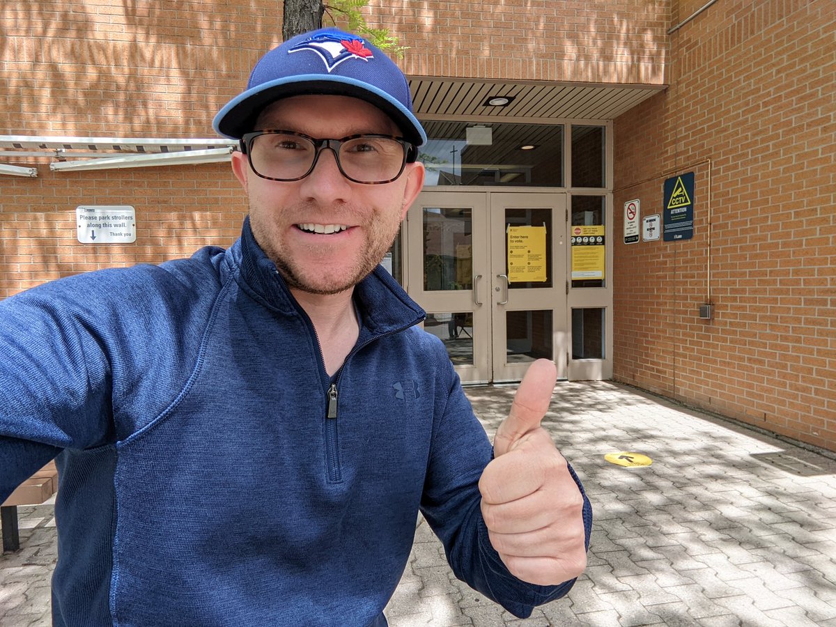 AaronStreck's tweet photo. Voted✅ #advancepoll #onpoli #election #OntarioVotes https://t.co/0uSH2iJsSv