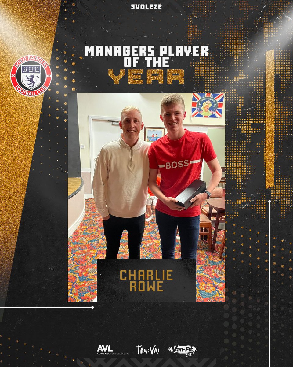 Congratulations <a href="/cjrowe04/">Charlie Rowe</a> who was light night awarded Managers Player Of The Year 2022. 

A fine season sees Charlie also awarded defender of the season and young player of the year. 

#UTBR