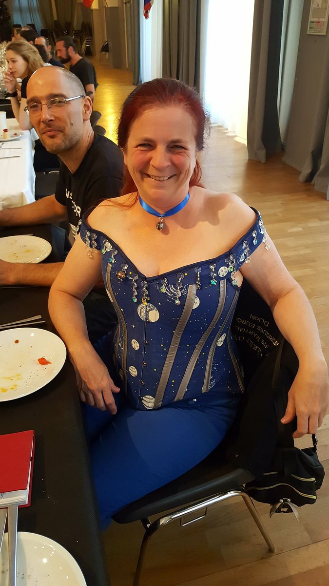 swordchick's tweet image. I am wearing my new #WytePhantom corset.  So called Galactits or Tim's Peaks! #TimPeak