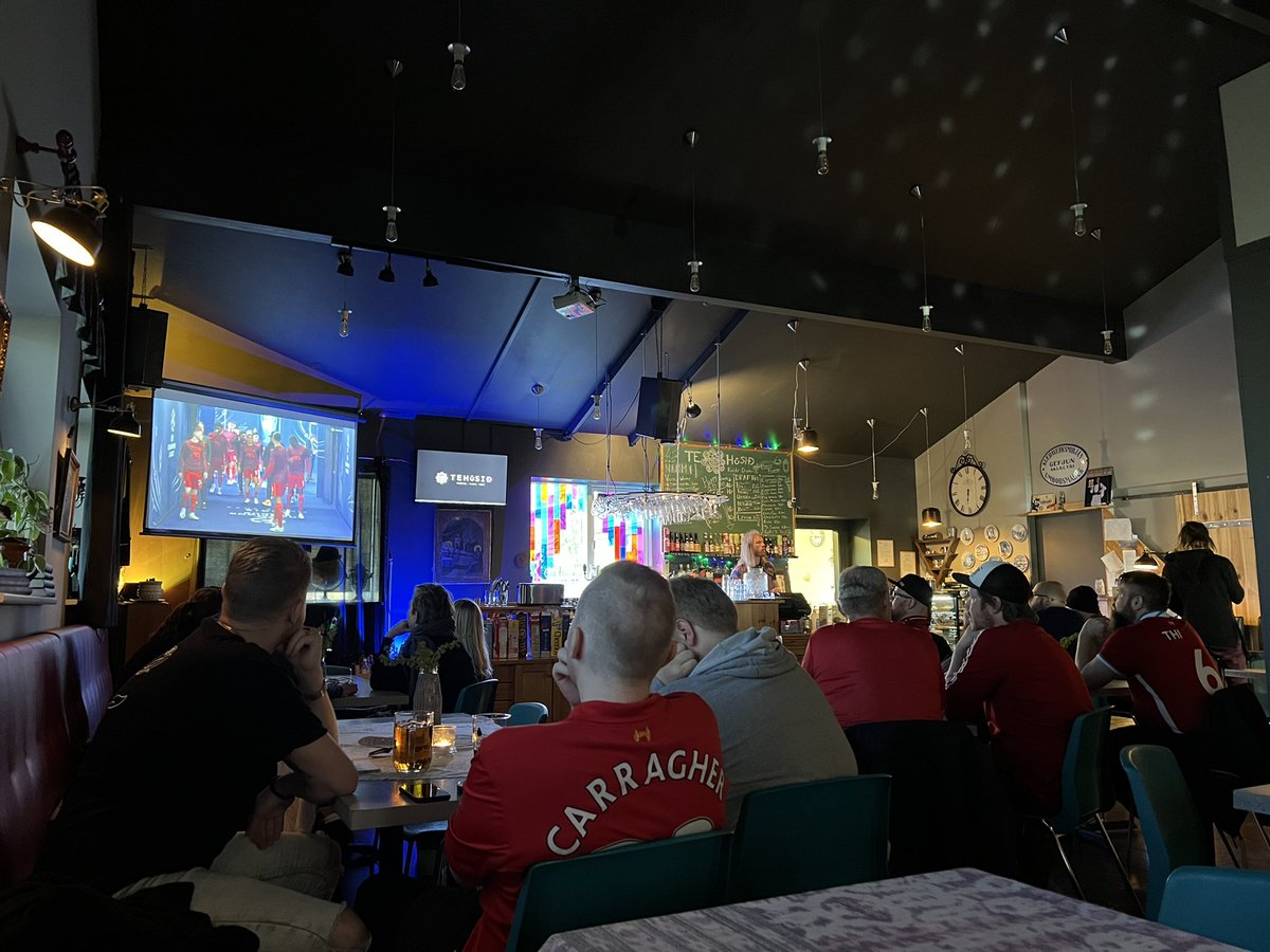 FplPreston's tweet photo. Setting for tonight’s Champions League final. Tehusid bar in Egilsstadir, Iceland 🇮🇸 

Come on Madrid! https://t.co/XJrCl13SPo