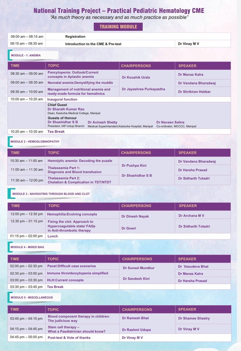 Vinay Munikoty Venkatesh (@munikotyvinay) on Twitter photo Geared up to have an exciting academic activity at the "Educational hub" of coastal India - MANIPAL
NTP-PPH (Ped hematology)
<a href="/pho_india/">PHO INDIA</a> <a href="/nr_pedhemonc/">Nita Radhakrishnan</a> <a href="/vasudev16101985/">Vasudeva Bhat K</a> <a href="/vandanabharadw6/">vandana bharadwaj</a> <a href="/DrManasKalra1/">Dr Manas Kalra</a> <a href="/pho_kmc/">PHO KMC MANIPAL</a> <a href="/deepakbansaldr1/">Deepak Bansal</a> <a href="/DrKalasekhar/">Kalasekhar Vijayasekharan</a> <a href="/iap/">Iam</a> <a href="/sulochanakmani1/">sulochana.k@manipal.edu</a> <a href="/DrShrutiKakkar/">Shruti Kakkar</a> Geared up to have an exciting academic activity at the "Educational hub" of coastal India - MANIPAL
NTP-PPH (Ped hematology)
<a href="/pho_india/">PHO INDIA</a> <a href="/nr_pedhemonc/">Nita Radhakrishnan</a> <a href="/vasudev16101985/">Vasudeva Bhat K</a> <a href="/vandanabharadw6/">vandana bharadwaj</a> <a href="/DrManasKalra1/">Dr Manas Kalra</a> <a href="/pho_kmc/">PHO KMC MANIPAL</a> <a href="/deepakbansaldr1/">Deepak Bansal</a> <a href="/DrKalasekhar/">Kalasekhar Vijayasekharan</a> <a href="/iap/">Iam</a> <a href="/sulochanakmani1/">sulochana.k@manipal.edu</a> <a href="/DrShrutiKakkar/">Shruti Kakkar</a>