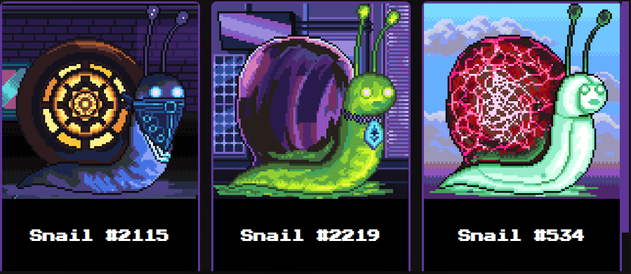 DegenPersona's tweet photo. @CyberSnailsNFT #SnailsFollowSnails https://t.co/6cI6LdDoU7