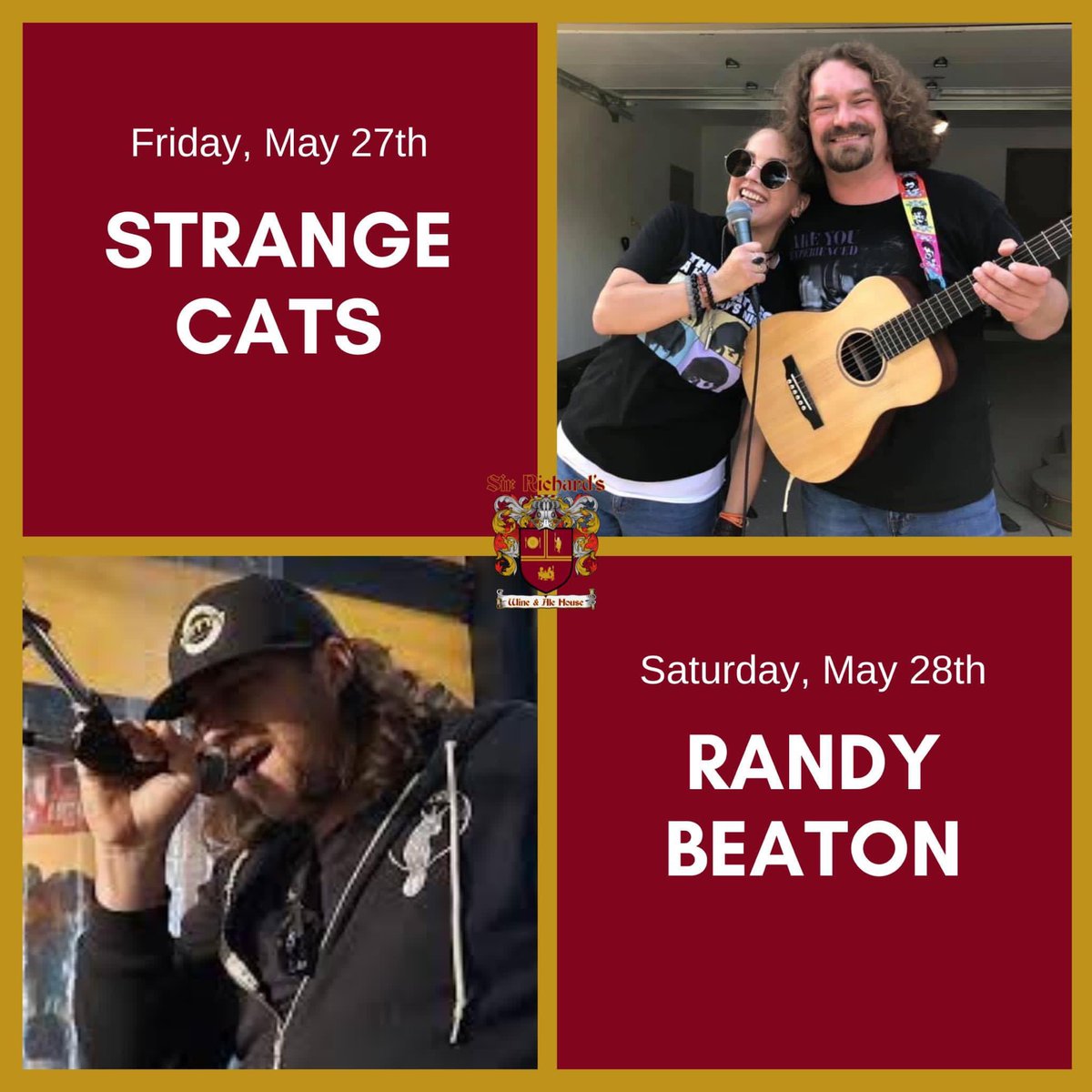 Tonight … the entertaining Randy Beaton. 

Follow us on Facebook and Instagram to keep up on events and specials!  

 #YQG