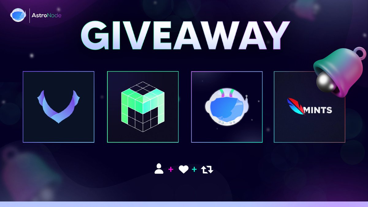 AstroNode (@nodeastro) on Twitter photo Together with our friends, we organized a special giveaway!
Prizes:
<a href="/NodeAstro/">AstroNode</a> - 3x Beta
<a href="/FeatherMints/">Feather Mints</a> - 1x NFT
@MetaMintAIO - 5x Weekly Alpha
<a href="/vision_aio/">Vision AIO</a> - 3x Monthly
Requirements:
- Follow all mentioned accounts ♥️
- Like and RT this tweet ♻️
- Tag 2 friends 👥
48h, GL! Together with our friends, we organized a special giveaway!
Prizes:
<a href="/NodeAstro/">AstroNode</a> - 3x Beta
<a href="/FeatherMints/">Feather Mints</a> - 1x NFT
@MetaMintAIO - 5x Weekly Alpha
<a href="/vision_aio/">Vision AIO</a> - 3x Monthly
Requirements:
- Follow all mentioned accounts ♥️
- Like and RT this tweet ♻️
- Tag 2 friends 👥
48h, GL!