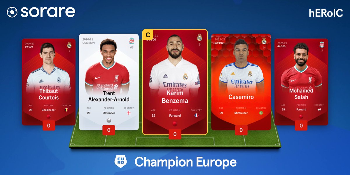 EricTrottier8's tweet image. I'm ready for an exciting Champions League final! Whoever wins, I'll be happy. I'm just glad #Sorare allows me to have a bit of skins in the game, adding a layer of fun to watching this historic game!