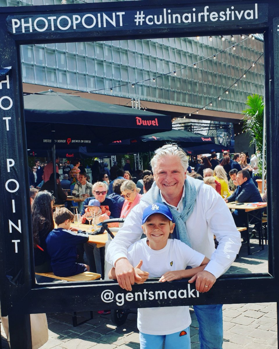 I love my city <a href="/Stadgent/">Stad Gent</a> 💙🥰 top editie <a href="/GentSmaakt/">Gent Smaakt</a> met culinaire toppers 👍#fatherandson🥰