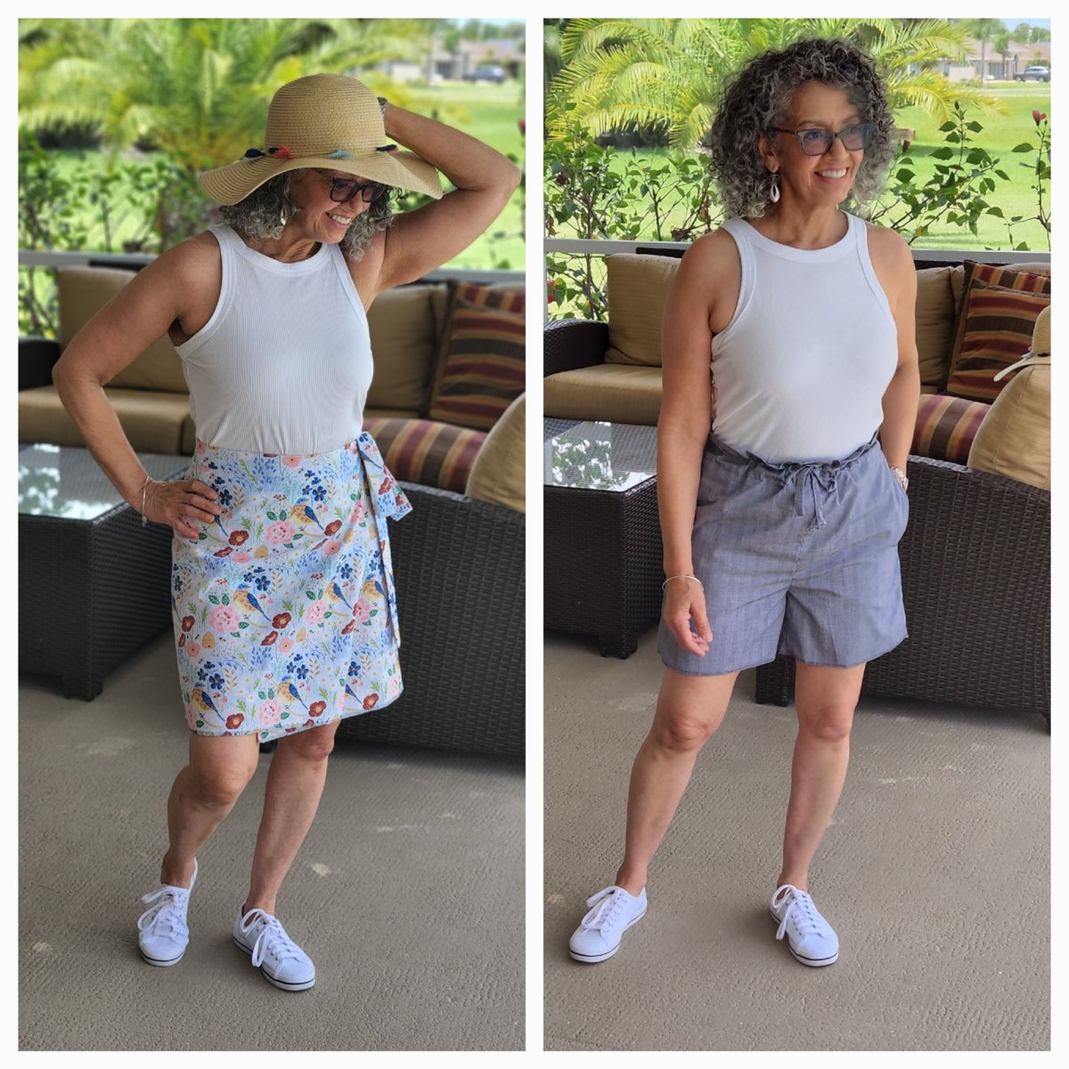 Two quick makes to start vacation sewing. Check out everything i sewed this month makes video here youtu.be/A3fyuLO23WE <a href="/SimpMcCalls/">Simplicity McCalls UK</a> <a href="/mccallpatternco/">McCallPatternCompany</a> <a href="/JoAnn_Stores/">JOANN Fabric & Craft</a>