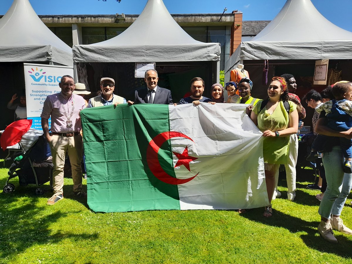 Kieran O Connell (@kierano33406345) on Twitter photo Great to have a surprise visit today from Mohammed Midou, counsellor, Algerian Embassy, who was given a warm Cork welcome by Leas Ard Mheara <a href="/jmaher0/">Cllr. John Maher</a> at the <a href="/AfricaDayCork/">AfricaDayCork</a> #AfricaDay2022 <a href="/corkcitycouncil/">Cork City Council</a> <a href="/Irish_Aid/">Irish Aid</a> <a href="/CorkPMuseum/">Cork Public Museum</a> <a href="/corkcitylibrary/">Cork City Libraries</a> <a href="/squires98/">David O'Brien</a> @rebecca_loughry Great to have a surprise visit today from Mohammed Midou, counsellor, Algerian Embassy, who was given a warm Cork welcome by Leas Ard Mheara <a href="/jmaher0/">Cllr. John Maher</a> at the <a href="/AfricaDayCork/">AfricaDayCork</a> #AfricaDay2022 <a href="/corkcitycouncil/">Cork City Council</a> <a href="/Irish_Aid/">Irish Aid</a> <a href="/CorkPMuseum/">Cork Public Museum</a> <a href="/corkcitylibrary/">Cork City Libraries</a> <a href="/squires98/">David O'Brien</a> @rebecca_loughry