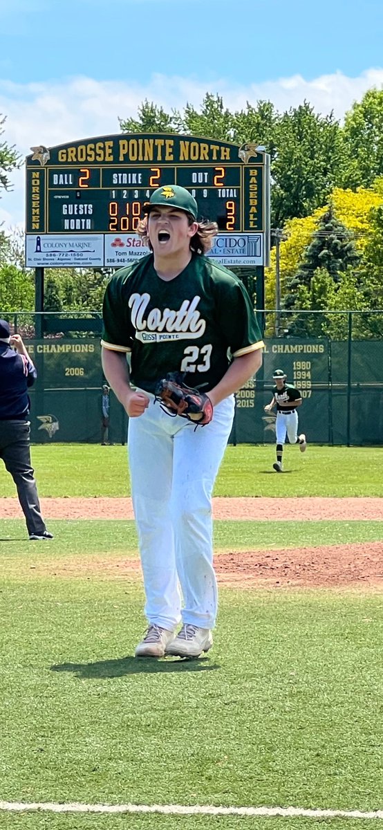 JordanArseneau_'s tweet photo. Got a big W against GPS today. Stats: 7 IP, 5 K’s, 2 hits, 0 ER. Great Game @GPNorthBaseball, Jobs not finished. https://t.co/jXVgDIXzM7
