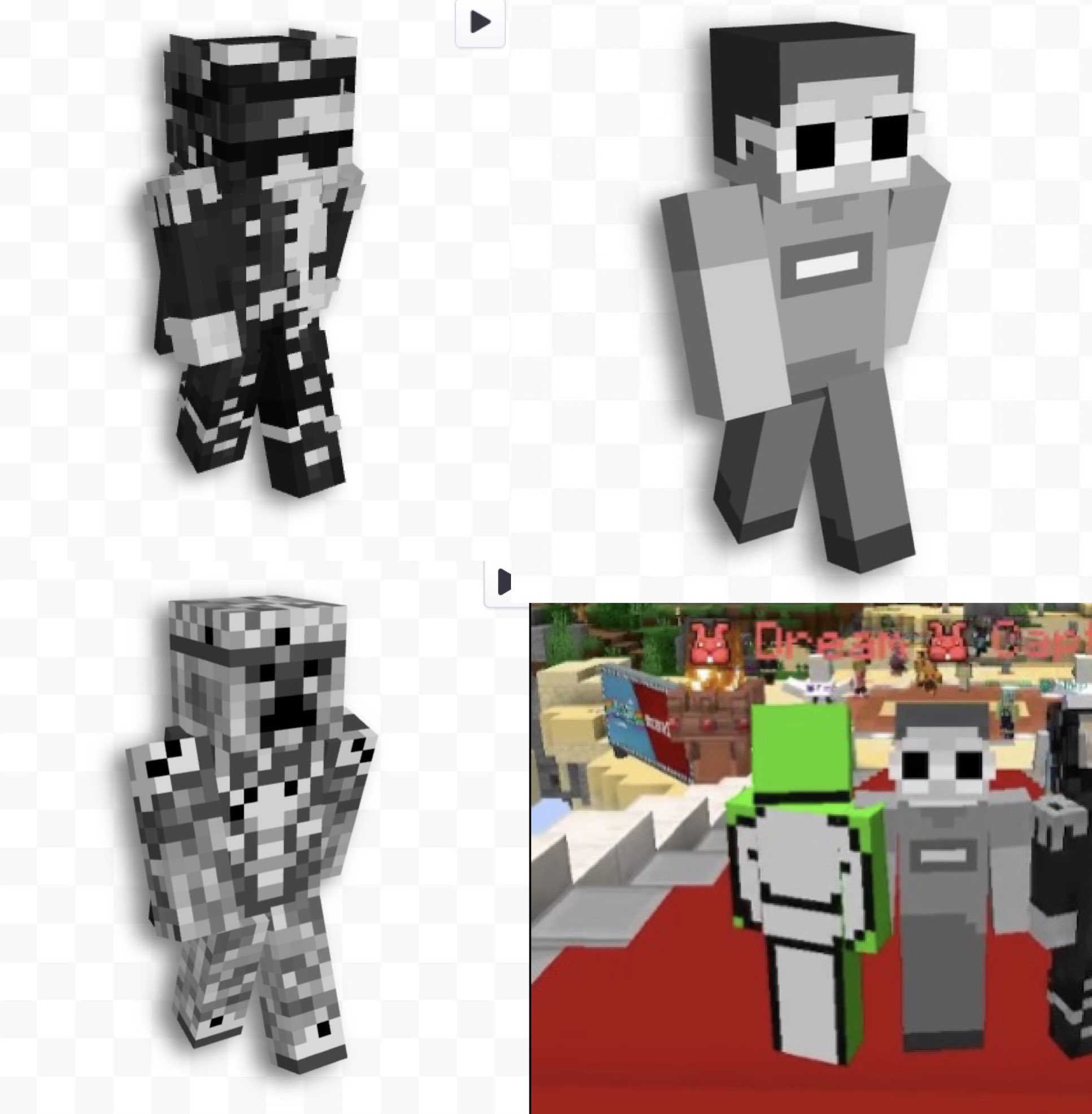 Tubbo dressing up as his Minecraft Skin 