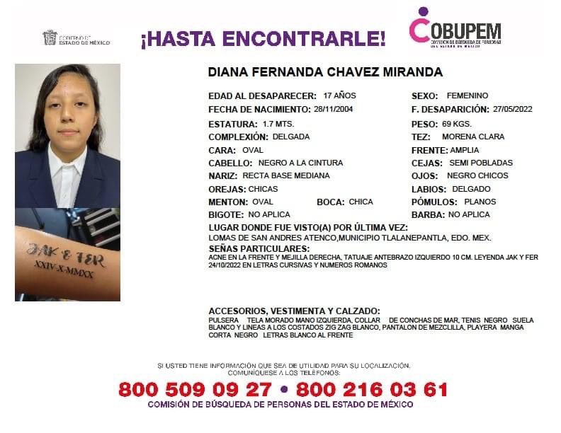 BelllVelasco's tweet photo. #Desaparecida @GobiernoMX @AlessandraRdlv https://t.co/firt8mMtak