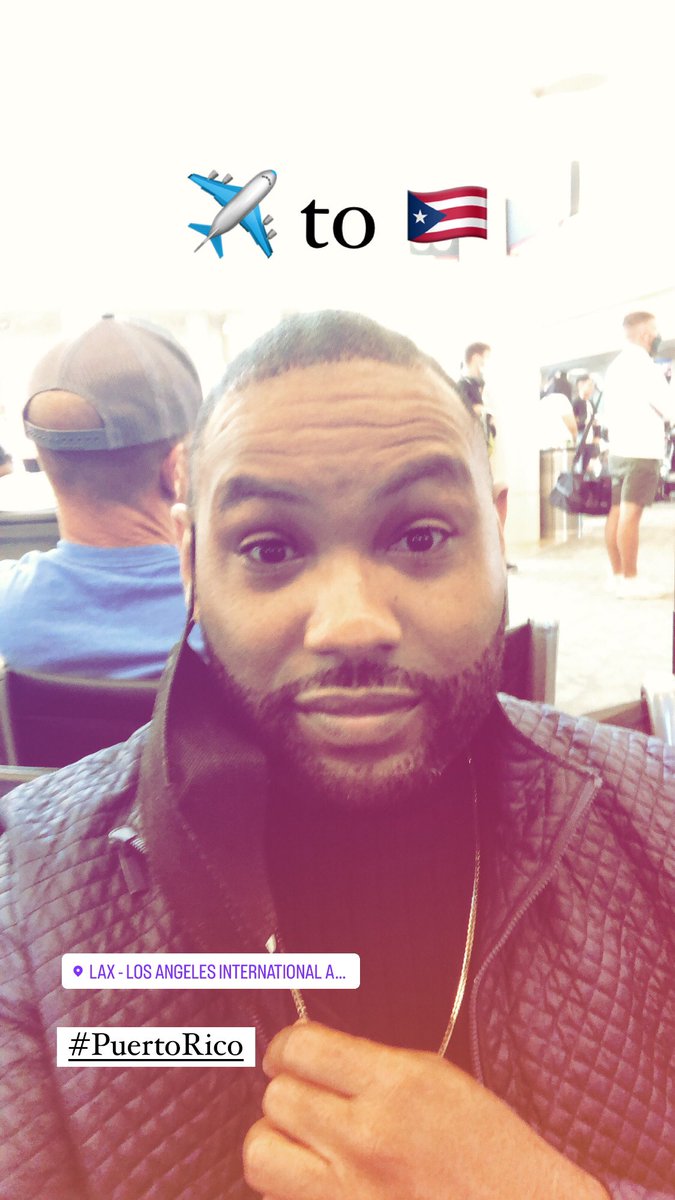 RyTheClassicGuy's tweet photo. See y’all!!! #PuertoRico #ImBackAtIt 👋🏾😜✈️✈️🇵🇷🇵🇷 https://t.co/fQWjgSOosc