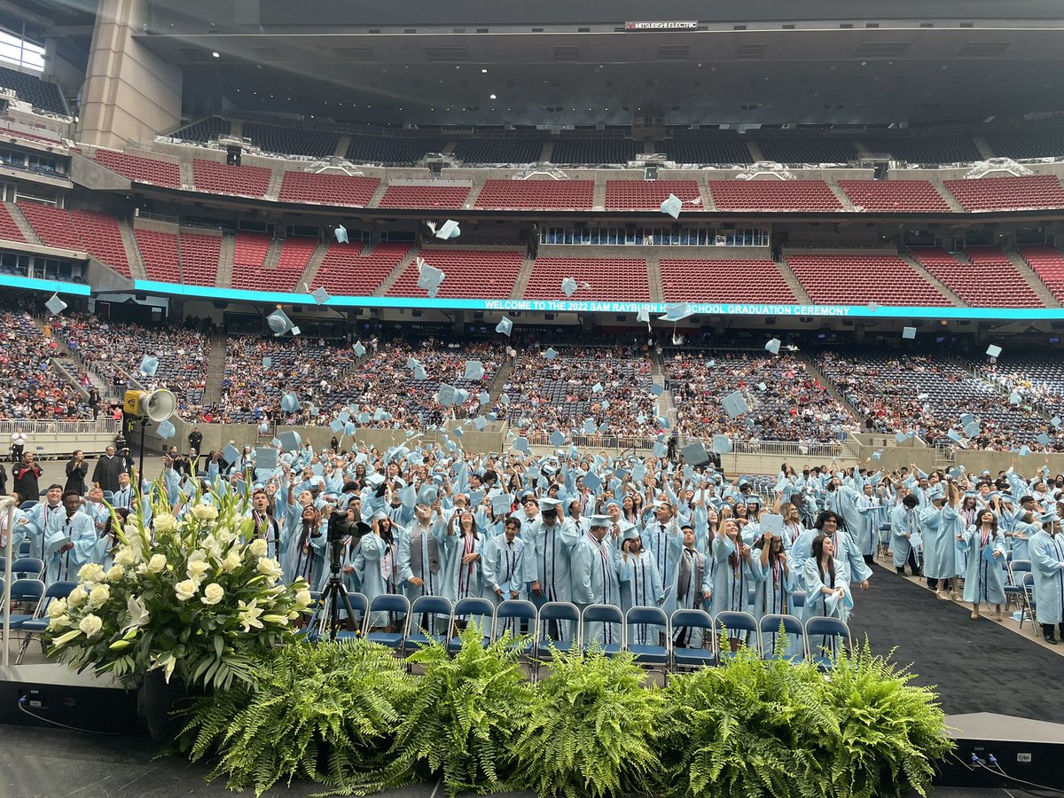 seven graduations for <a href="/PasadenaISD_TX/">Pasadena ISD</a> 

It was beautiful to see so many students crossing the stage this week! This accomplishment is the beginning of a new chapter in their lives. I cannot wait to see what amazing things they accomplish!

Best wishes on your bright futures👩‍🎓👨‍🎓✨