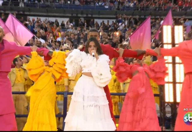 sbt_sports's tweet photo. Camila Cabello arrasa em show na final da Champions League https://t.co/LOwIIr9ZOL #ChampionsNoSBT https://t.co/3CmGLnblO6