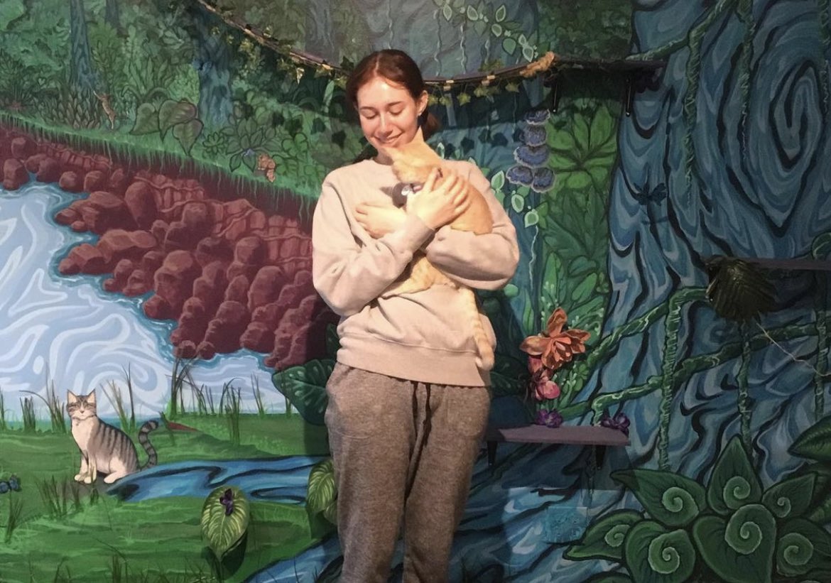 PurrfectPauseCC's tweet photo. Our little pirate is sailing off to his furever family 🏴‍☠️🥲 He’s gonna have another blind kitty friend! 😻 Every foster who comes through our cafe is special. Every adoption is bittersweet. There are some kitties that leave a special impression on us (1/?) https://t.co/EteHJmpPRg