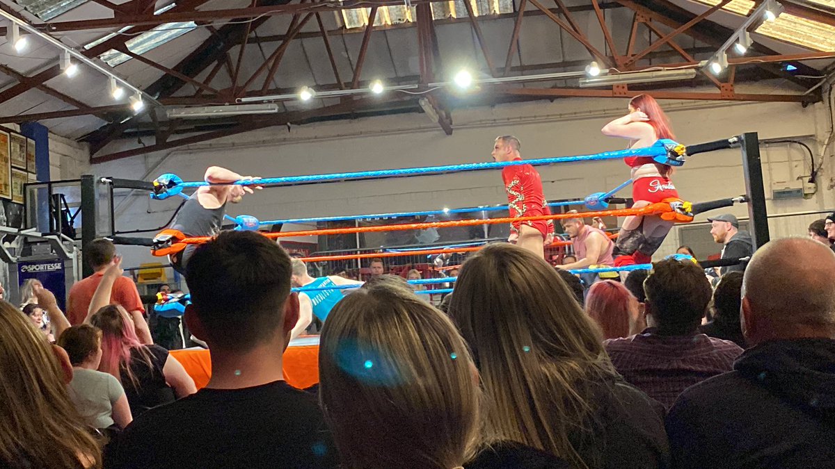 Wee_Westie29's tweet photo. . @CheMonetUK has entered the ring! #GirdersBuilt https://t.co/hV85wXVpxu