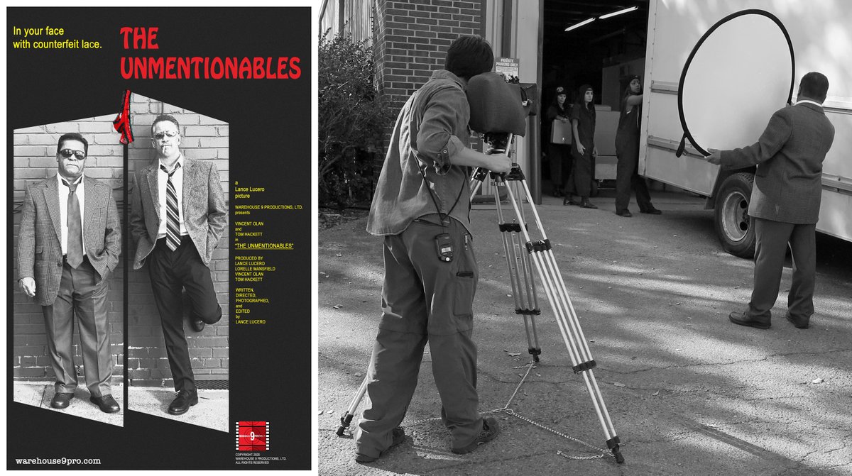 warehouse9ltd's tweet photo. In honor of THE UNMENTIONABLES short film (#shotonfilm) screening today at the 2022 Oregon Short Film Festival, here's another behind the scenes publicity shot. #FILMRULES! @kodak_shootfilm #FilmTwitter #Aaton #16mm #W9films #filmcamera
Teaser:
https://t.co/cnmatxKnxx https://t.co/coXfwqPq8F