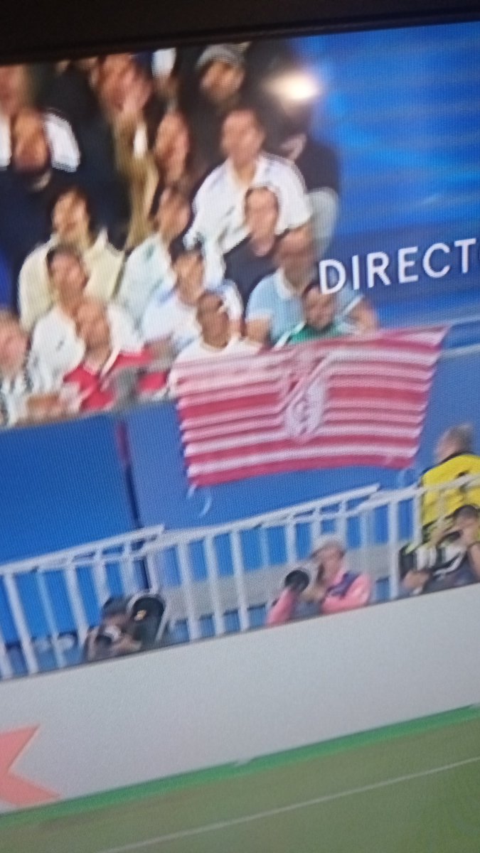 AlexRuiz520's tweet photo. Hay una bandera del Granada en la final de la Champions. Menudo berrido acabo de pegar. https://t.co/I9jOF8AVXK