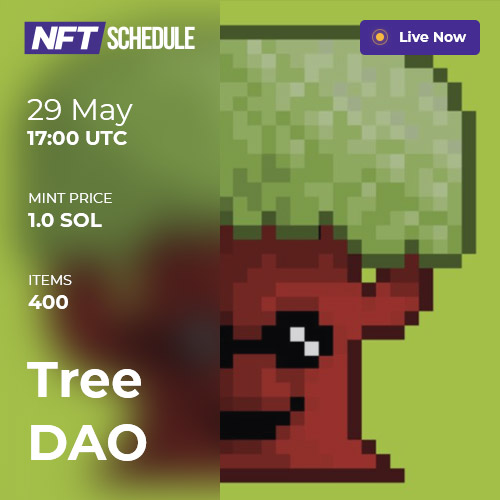 NFTSchedule_'s tweet image. ☄️Live Mint Now! Tree DAO

Twitter: @TreeDAOO

More info: nftschedule.online/event/tree-dao…

#NFT #NFTs #NFTCommunity #nftcollector #nftarti̇st #nftlover #NFTGiveaway #NFTCommmunity #nftarti̇st #nftarti̇sts #NFTdrops #nftdrop #Solana  #SolanaNFTs