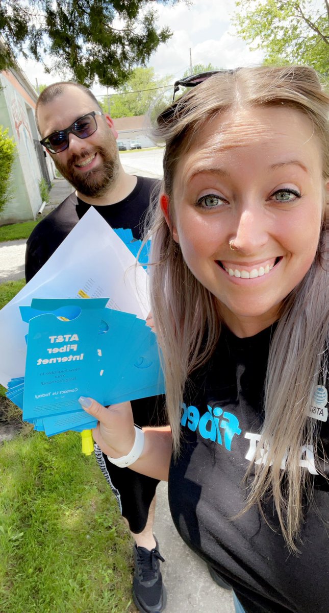 Another day another fiber flyer drop ⚡️ #LifeAtATT #ATTFiber #OHPA #SWATsUP