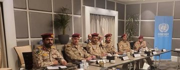 malekanas777's tweet photo. @almedi2009 وفد الجمهورية اليمنية العسكري للتفاض مع المرتزقه والمعارضه في المنفى من اجل فتح الطرق والمعابر التي تغلقها مليشيات المرتزقه https://t.co/v593vSnSxj