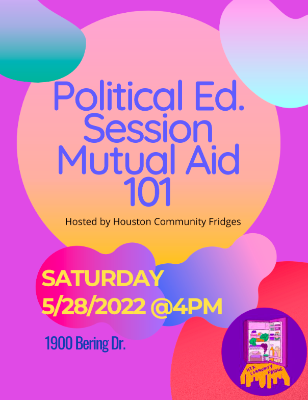 htxcommfridges's tweet photo. ONE HOUR until our political ed session! Come in person or tune in through Zoom: https://t.co/sZK8pbUZ6u https://t.co/w5mBSPyX6A