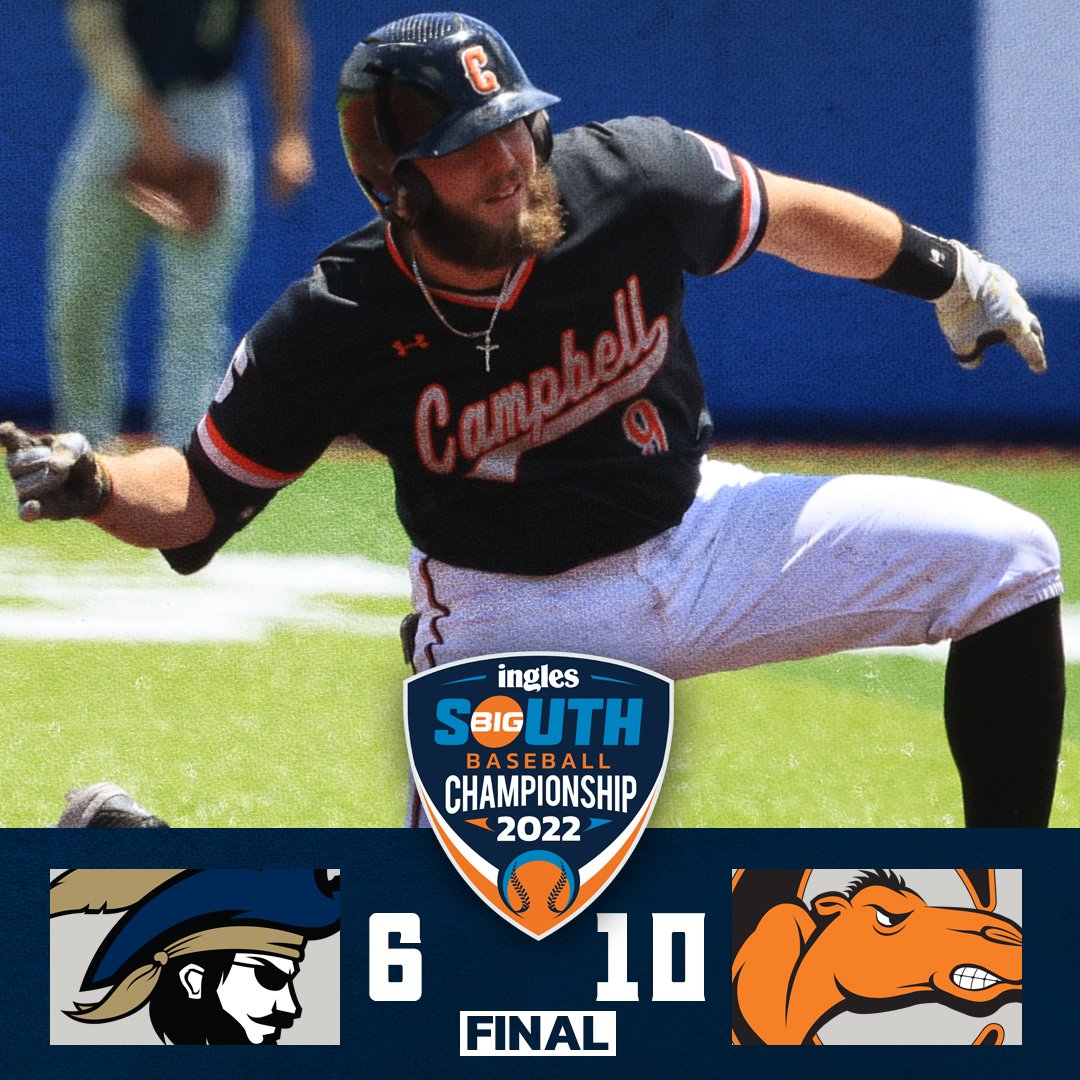 Big South Game Day (@bigsouthgameday) on Twitter photo Let's play ✌‼
<a href="/GoCamelsBSB/">Campbell Baseball</a> forces the "Winner Take All" game at the 2022 <a href="/InglesAdvantage/">Ingles Markets</a> #BigSouthBase⚾ Championship! Let's play ✌‼
<a href="/GoCamelsBSB/">Campbell Baseball</a> forces the "Winner Take All" game at the 2022 <a href="/InglesAdvantage/">Ingles Markets</a> #BigSouthBase⚾ Championship!