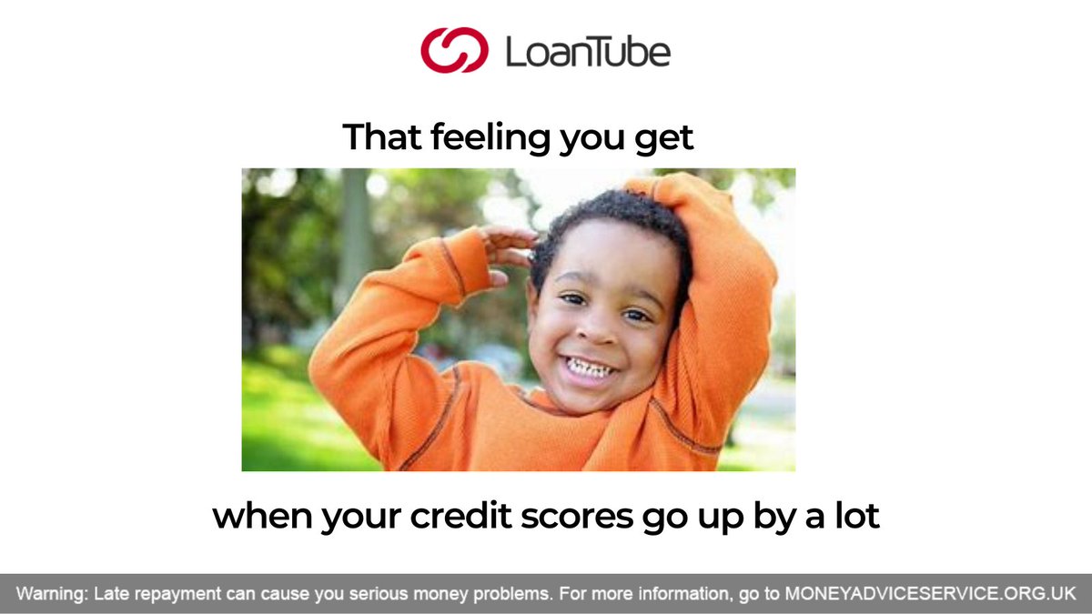 Loan_Tube's tweet image. Does this feeling accurately describe your credit score?
We hope so!

#creditscore #improvescore #credit #loans #financialstatus